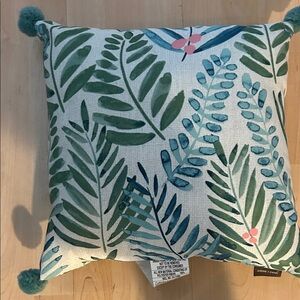 Allen + Roth Leaf Pattern Pillow